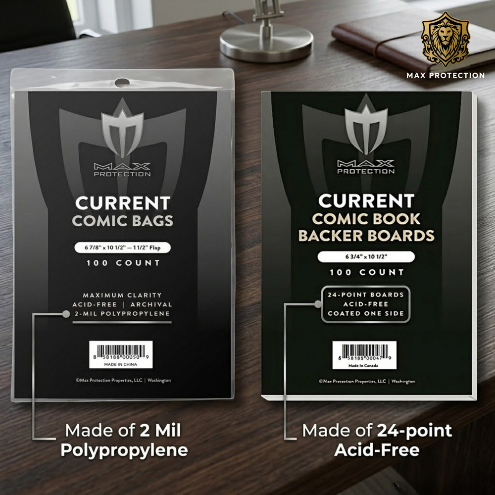 Max Protection Current comic bags and boards