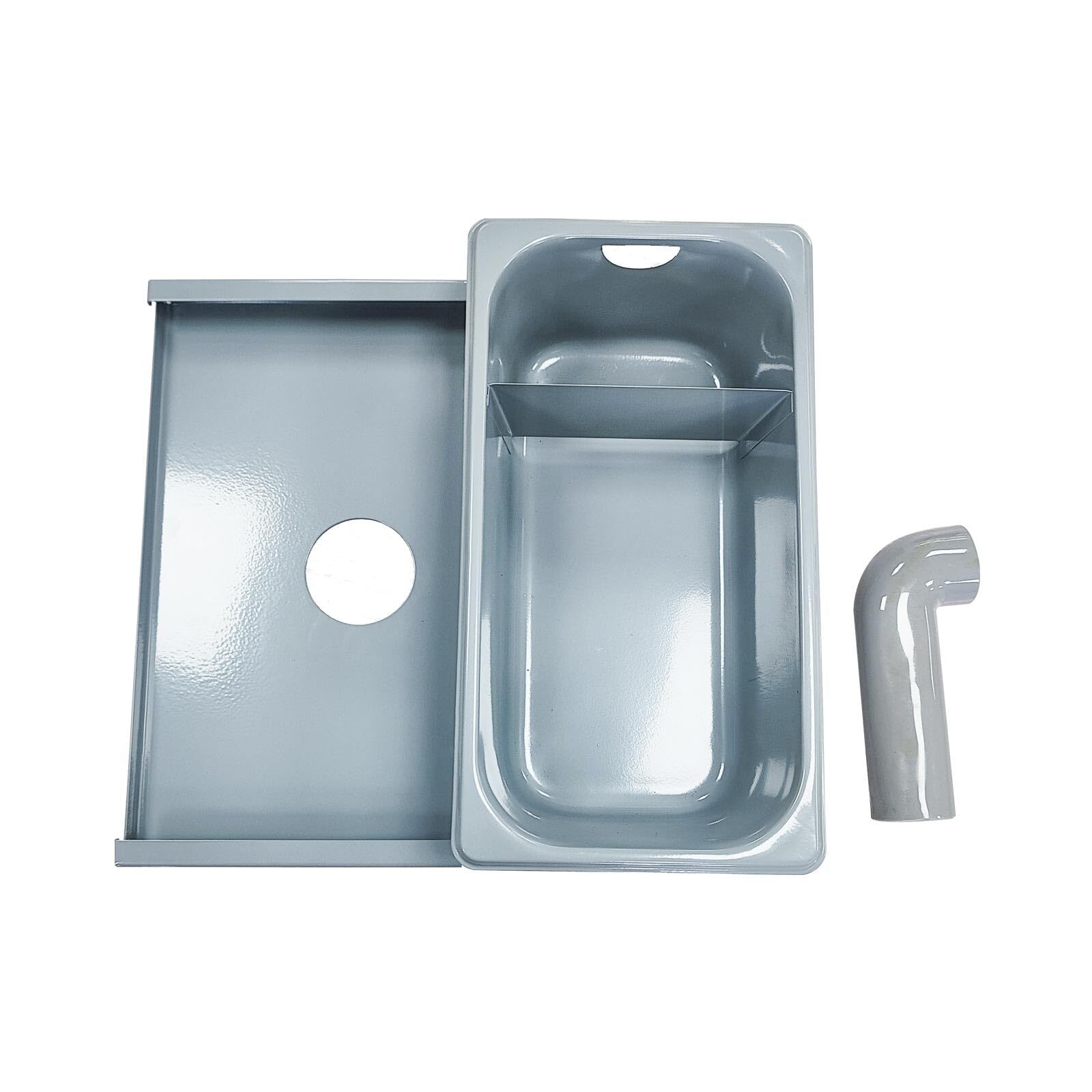 Grease Box For Restaurant Canopy Hood Exhaust Fan 3.74” Deep Drip Pan