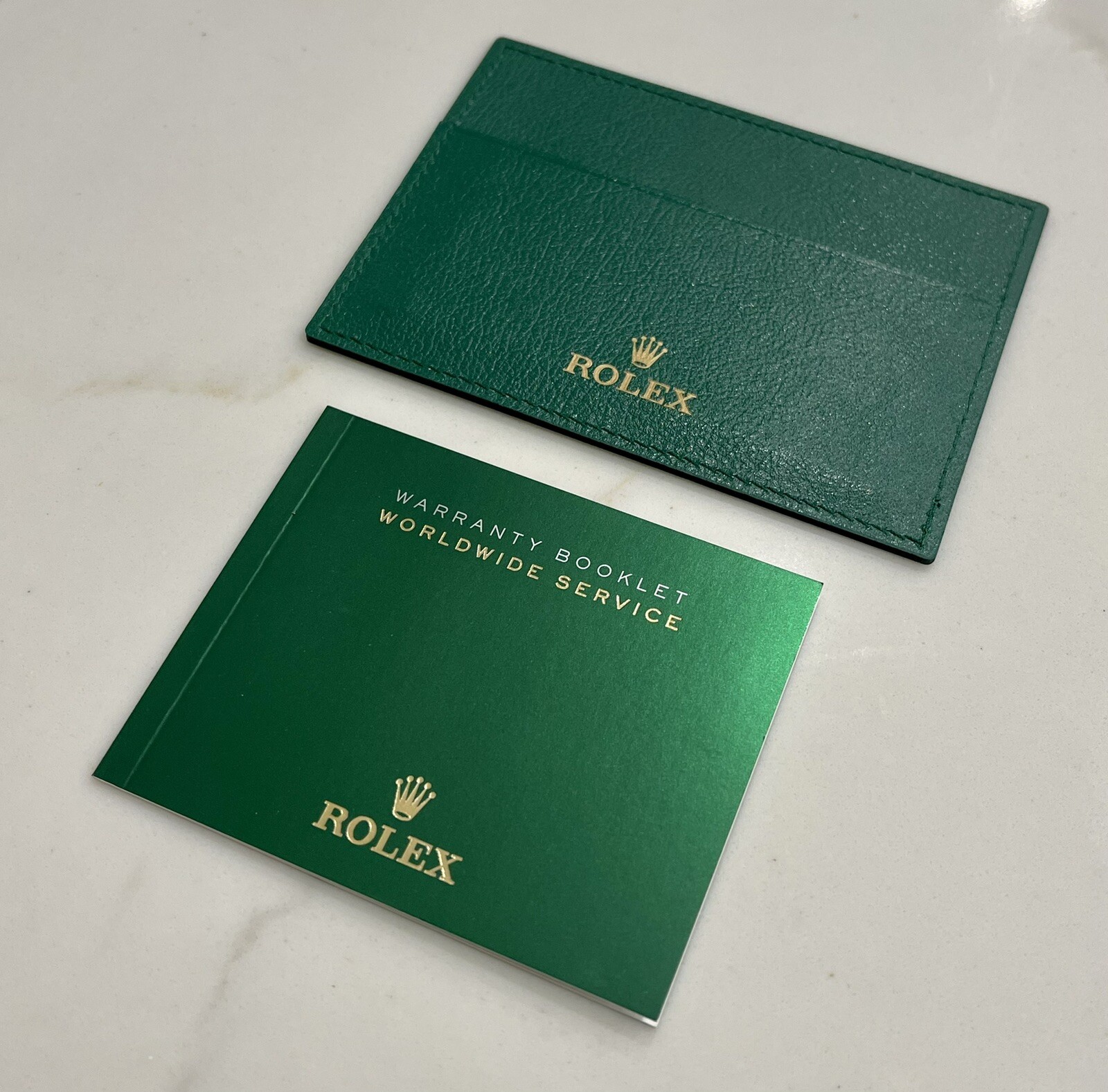100% Genuine New Style Rolex Card Holder Guarantee Manual Worldwide Booklet *NEW