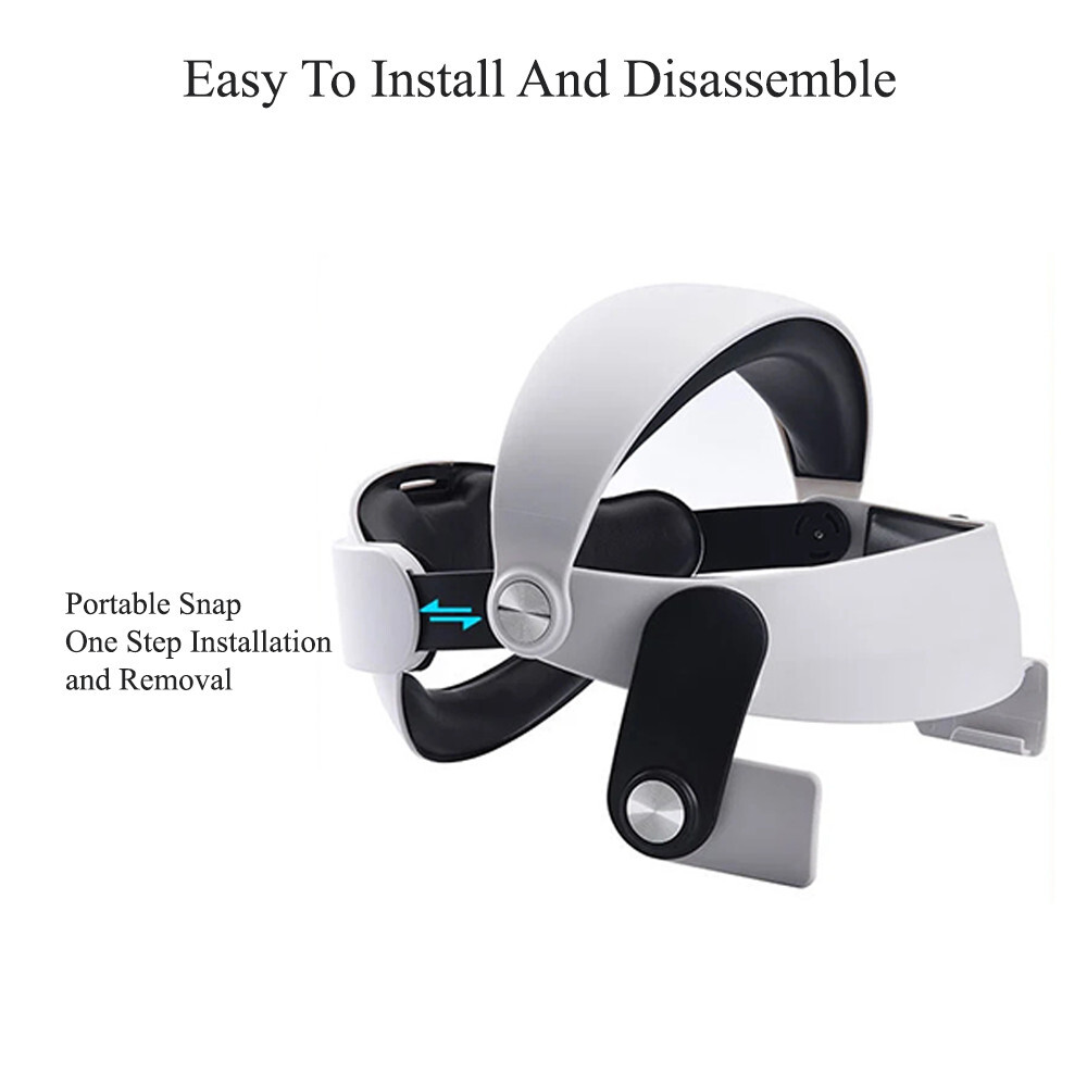Adjustable Elite Head Strap for Meta/Oculus Quest 2 VR Accessories