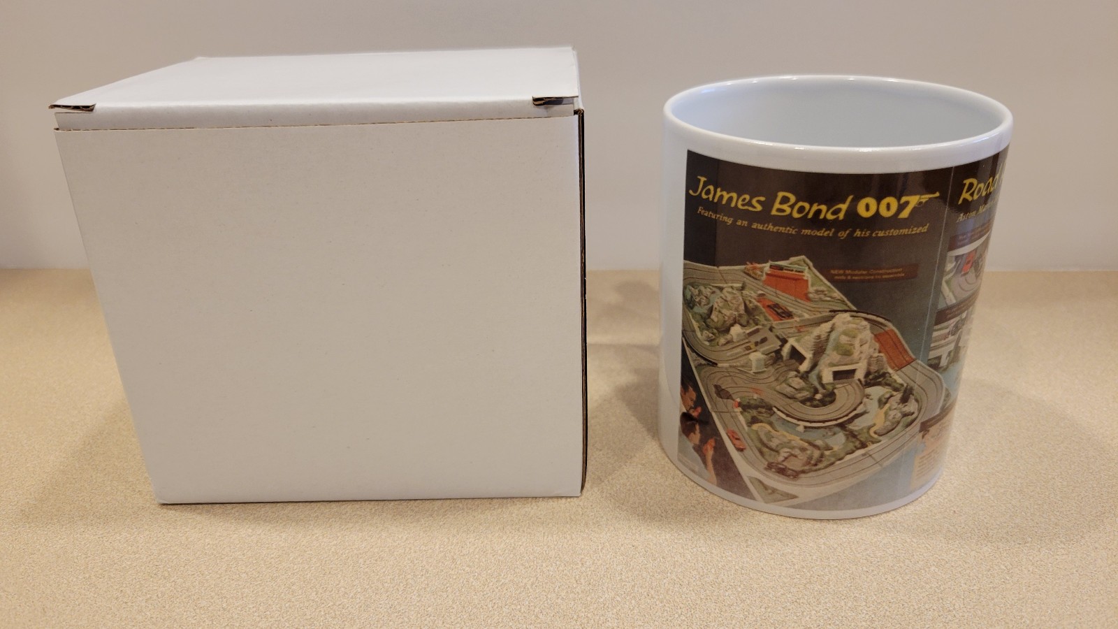 Classic Toy Ad Sears Catalog James Bond 007 Road Race 11oz Mug