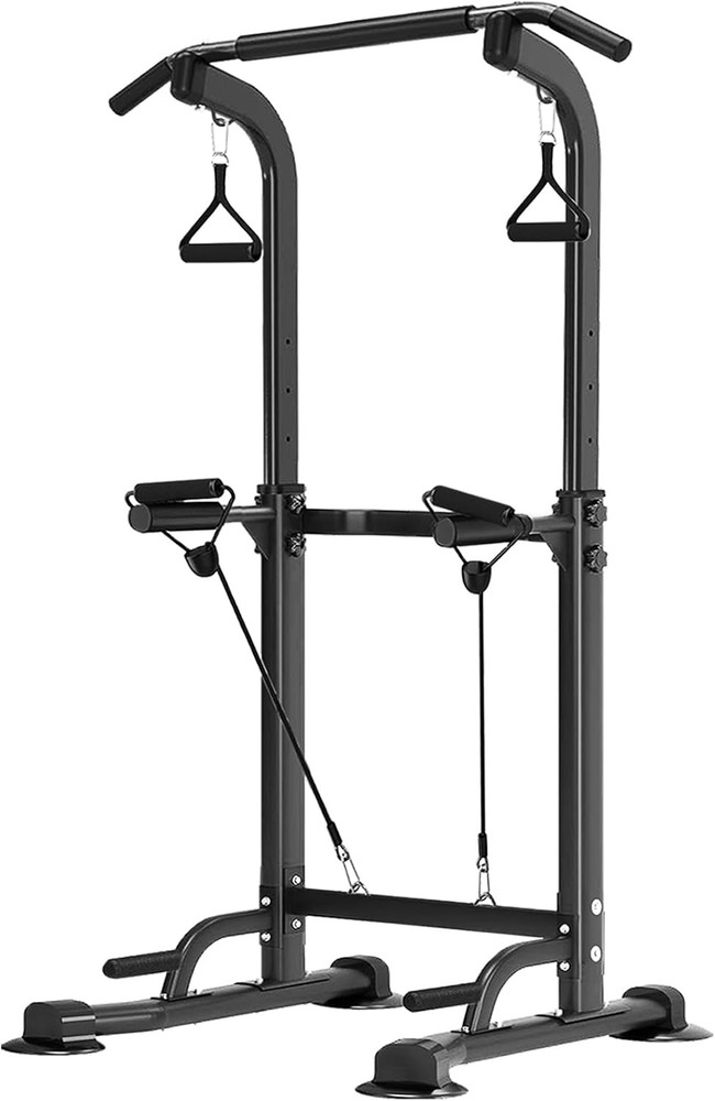 Power Tower Pull Up Bar,Pull-Up Rack Dip Station,Height Adjustable Gym Equipment