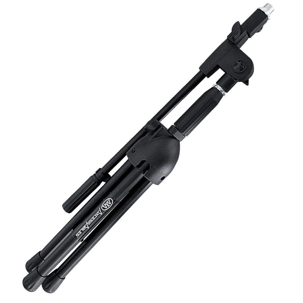 AxcessAbles MS-101L Low Profile Microphone Stand with Boom (2-Pack) - Open Box