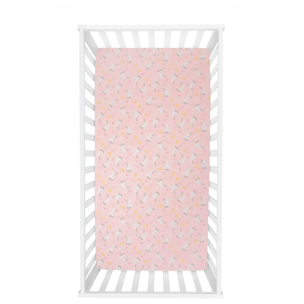 Mystical Dreams Crib Sheet Set 2 Pack Microfiber Fitted 28x52" Elasticized
