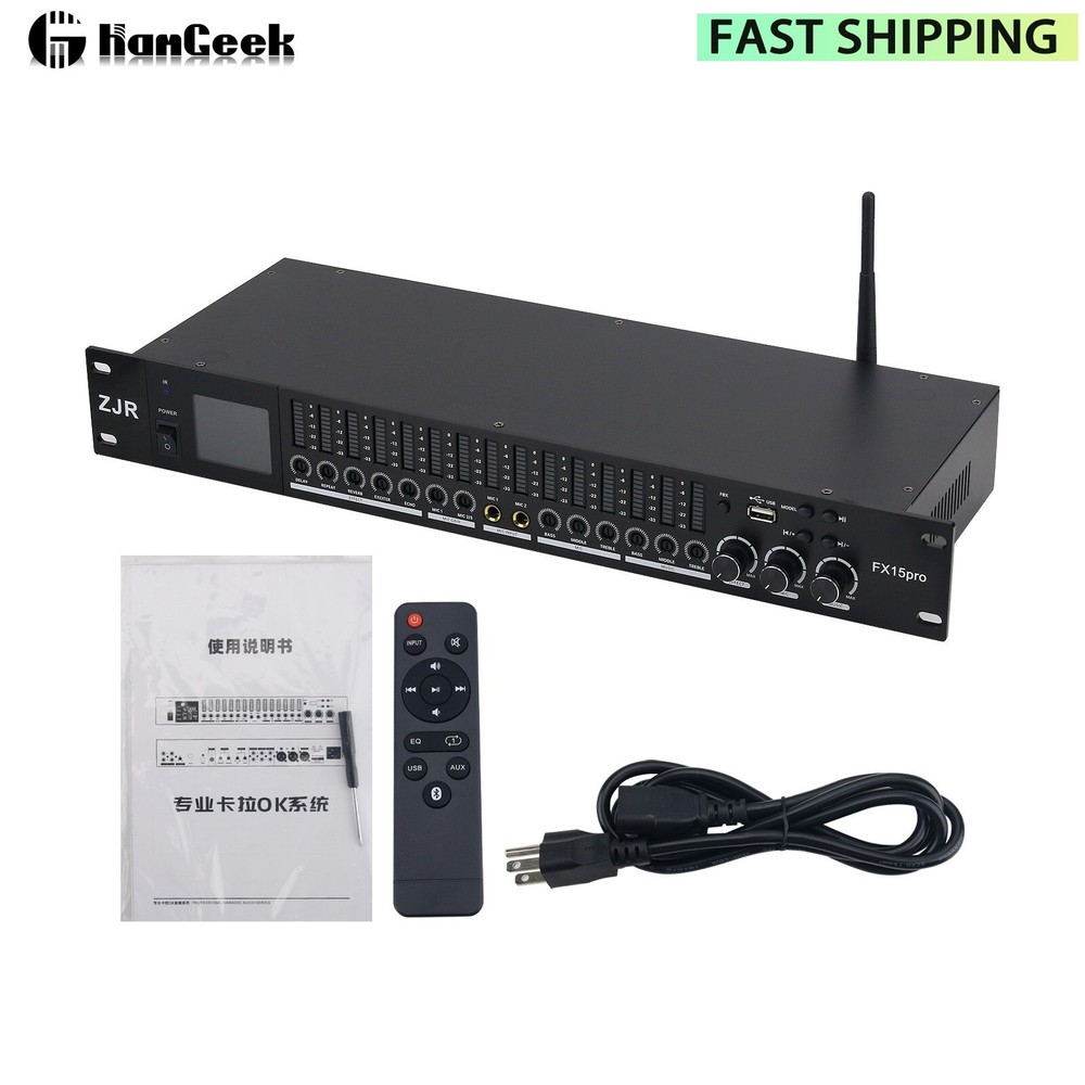 GAX-LD1500 Digital Stage Sound Effects Equalizer Karaoke System Audio Processor