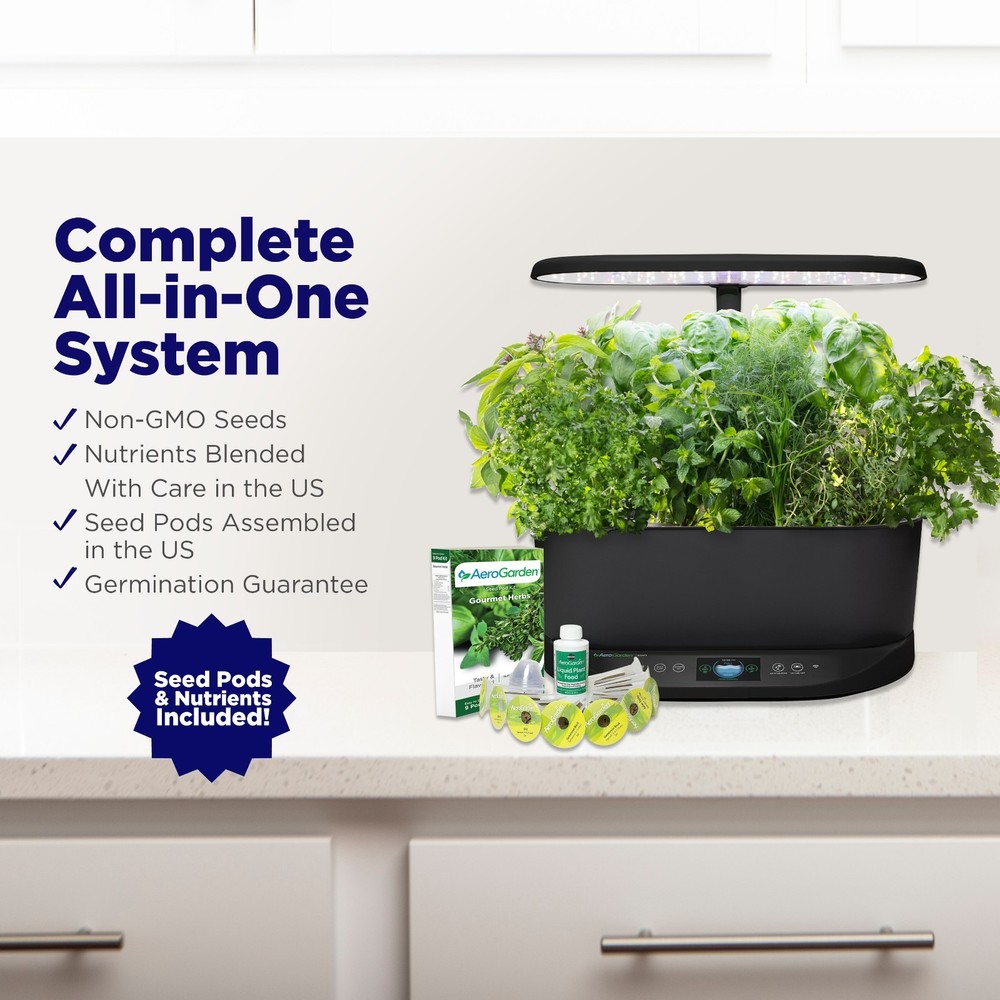 AeroGarden Bounty Black