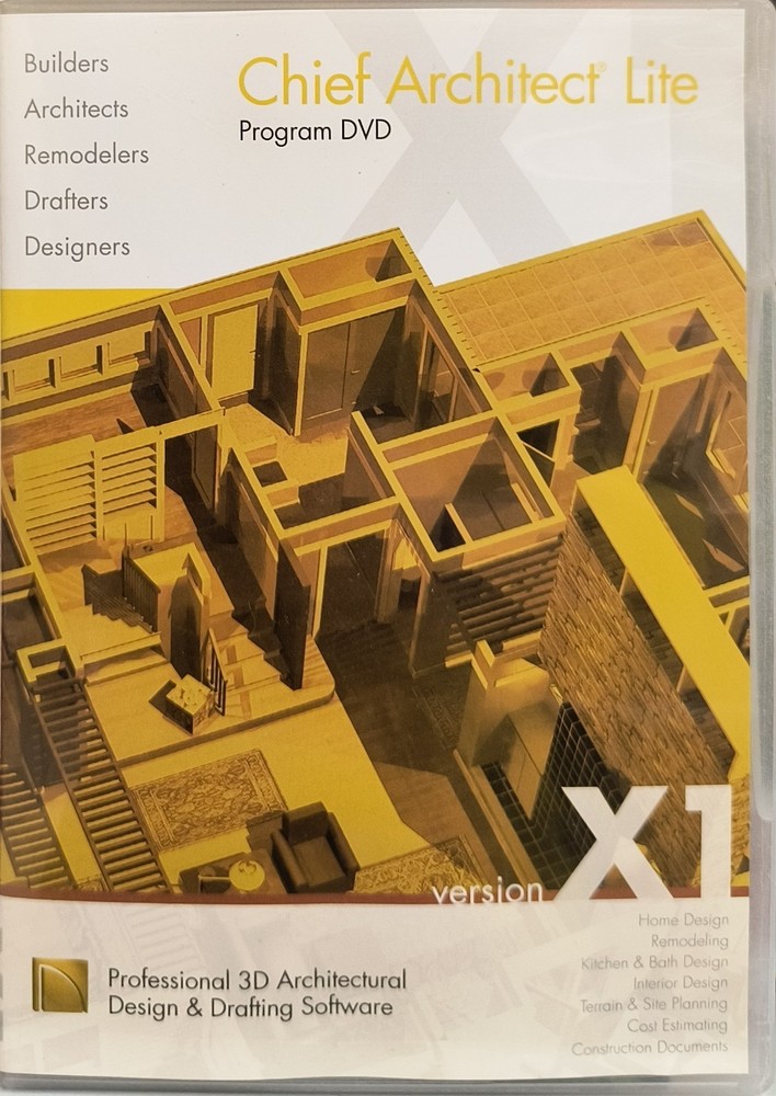 Chief Architect Lite Version X1 Software
