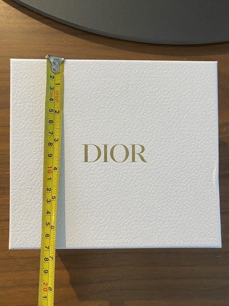 DIOR 2 WHITE EMPTY GIFT BOX AUTHENTIC Medium And Small Sizes In Pics