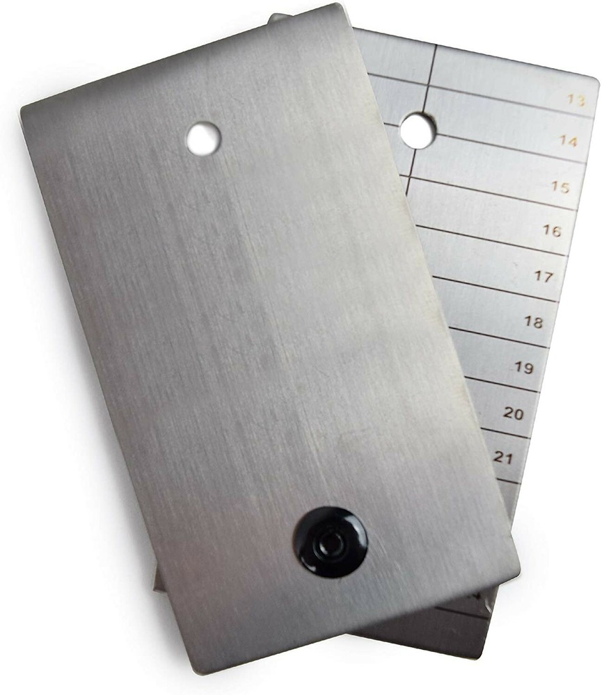 ColdTi - Titanium Crypto Seed Plate for Extremely Durable Cold Storage (Double)