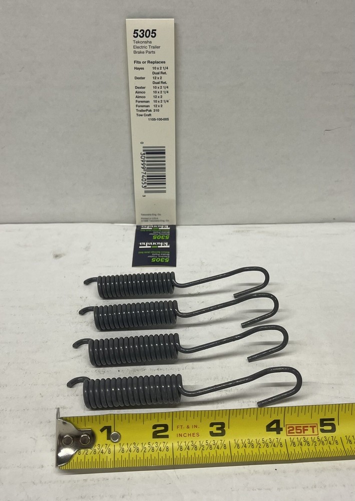 Tekonsha 5305 Trailer Brake Return Springs