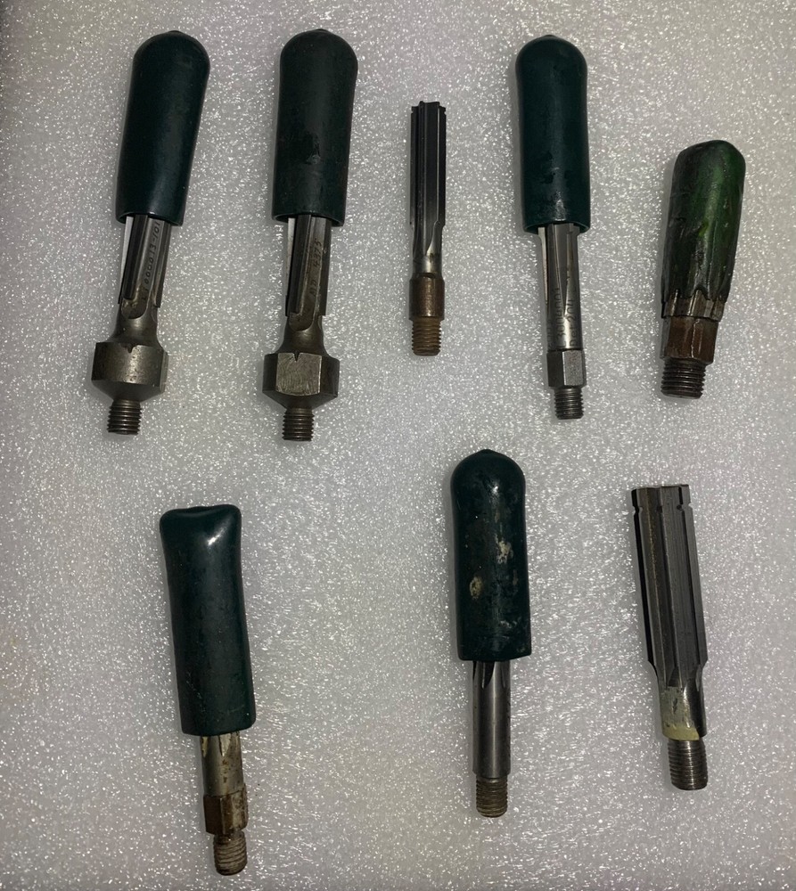8X LOT Jumbo Drill Reamer   Countersink Threaded ~ Aircraft Tools