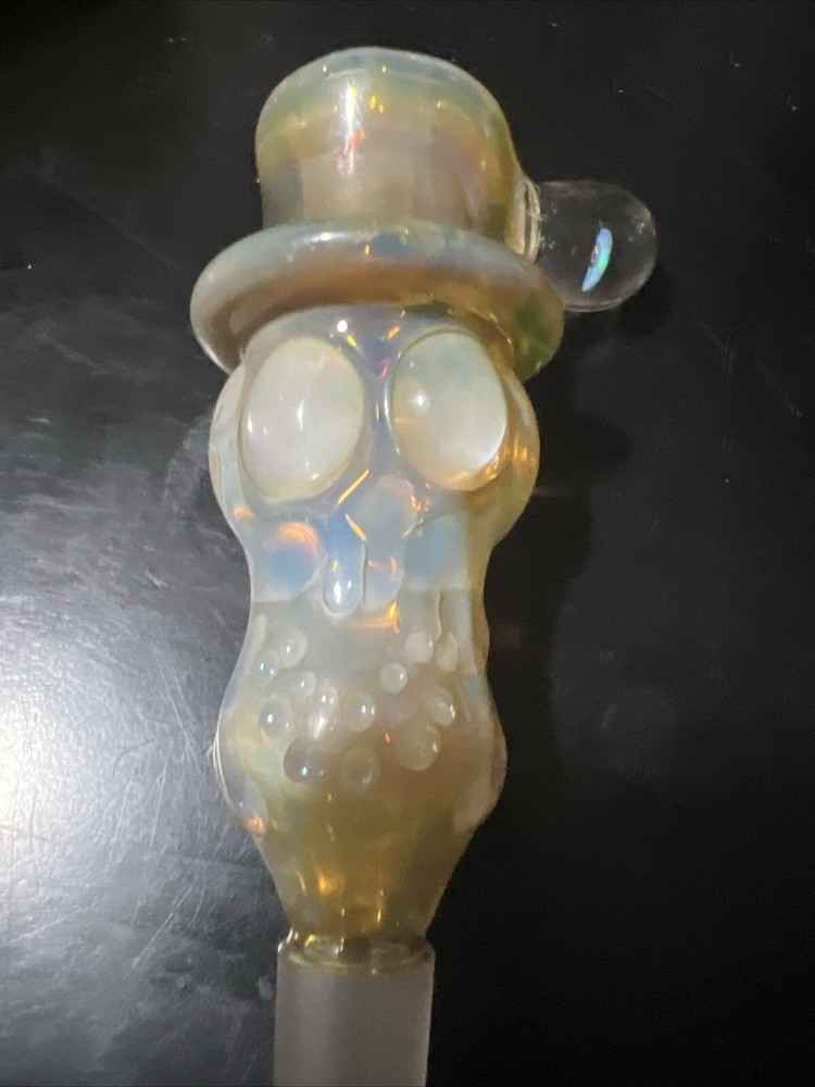 Travis Wigger Snodgrass Apprentice Top Hat Fumed 14mm Slide With Custom Mille