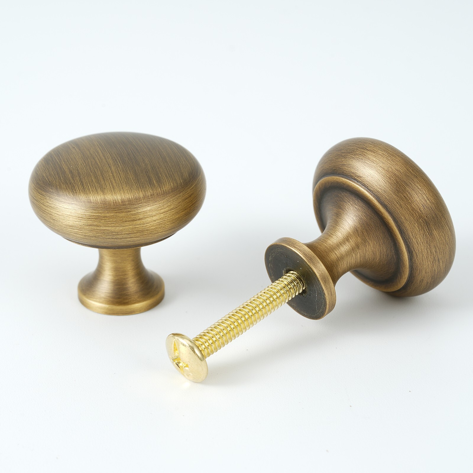 2/3/5/10/20/30 Pack Solid Brass Cabinet Knobs Classic Drawer Knobs