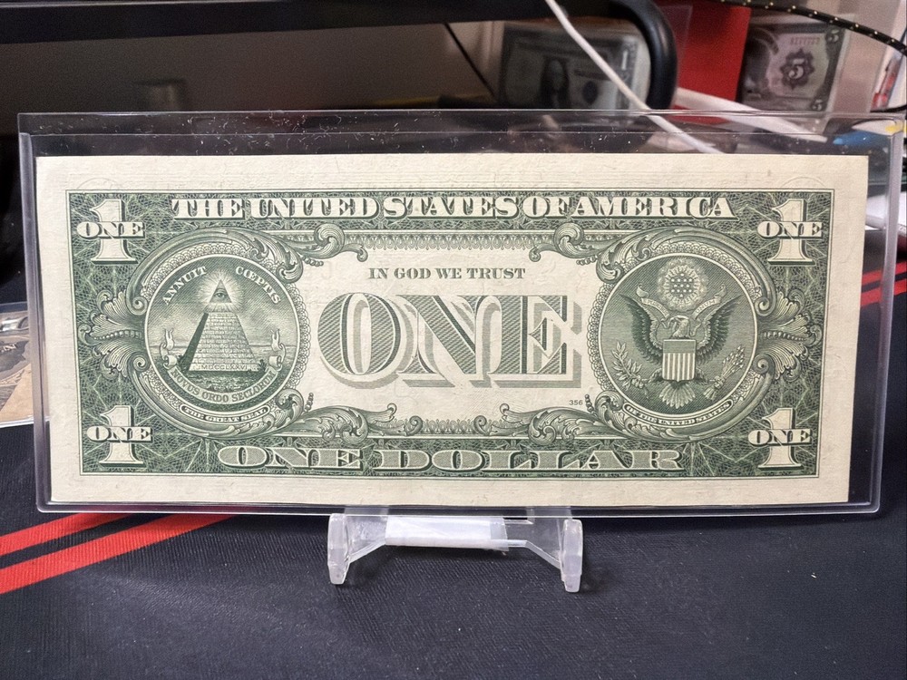 😎 1957-A $1 Silver Certificate C/A Block - CU CONDITION