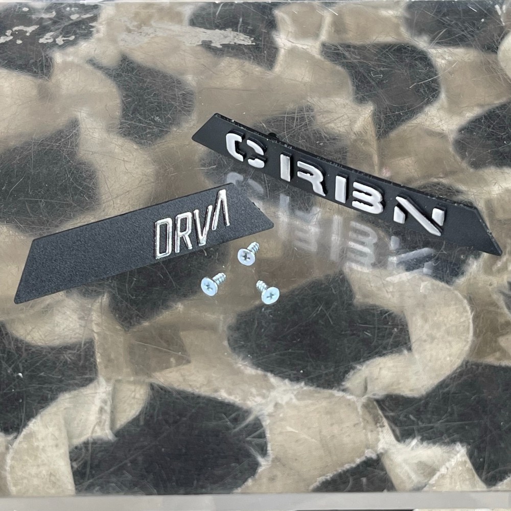 NEW CRBN DRV Side Logos w/ Screws