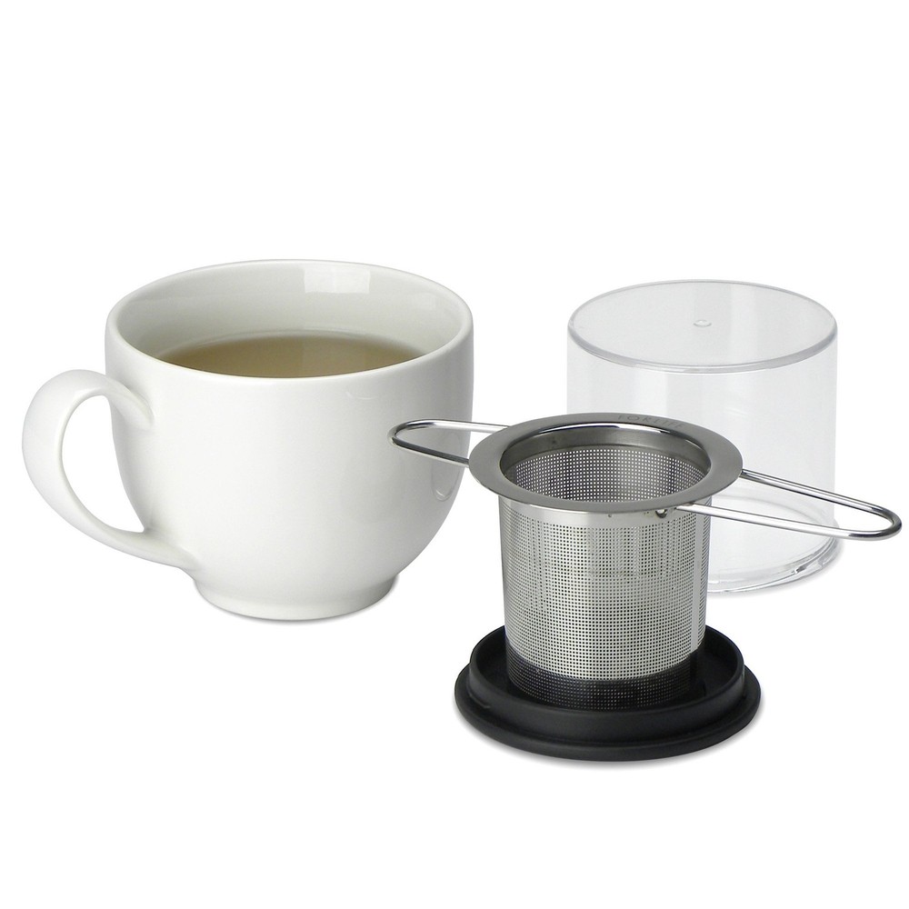 Stainless Folding Handle Tea Infuser With Carrying Case