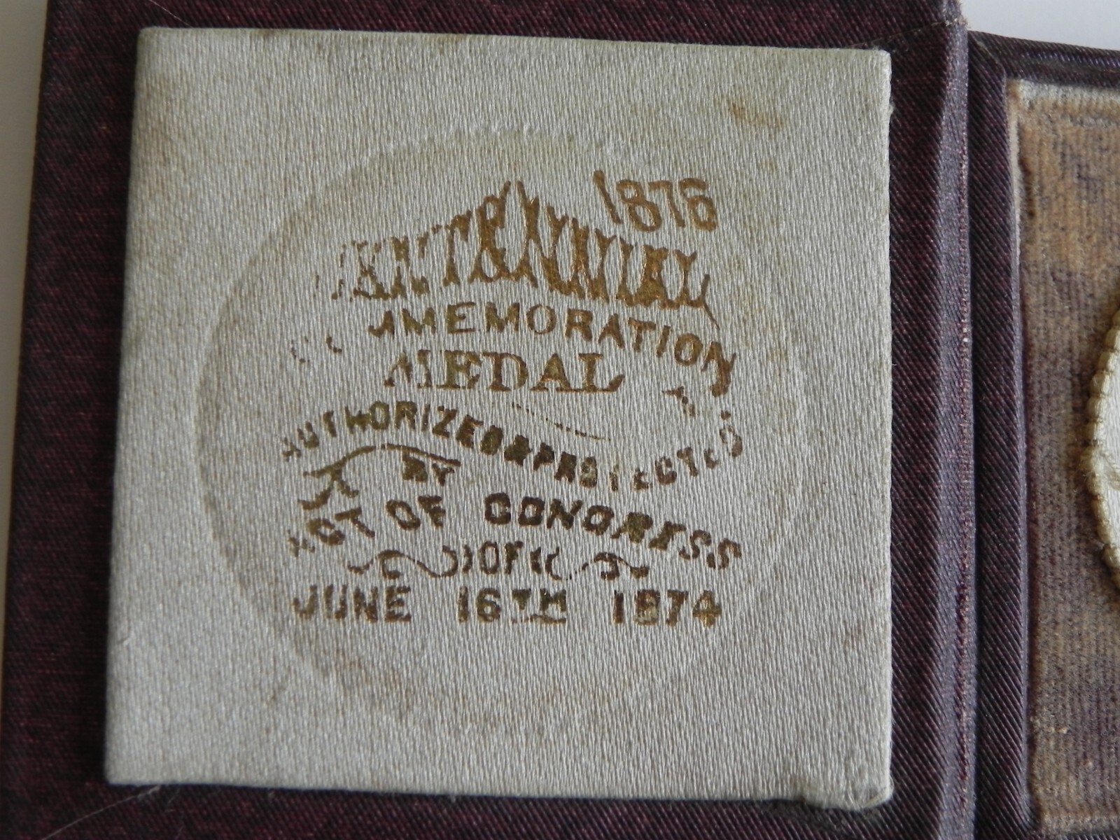 1876 PA HK-20 SO-CALLED DOLLAR OFFICIAL MEDAL U.S. CENTENNIAL EXPO PCGS MS63