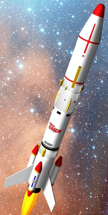 Semroc Flying Model Rocket Kit Orion™ SEM-KV-41