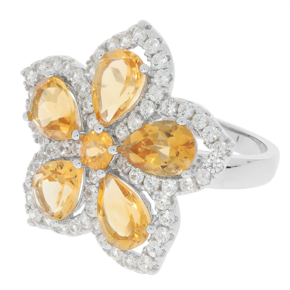 Sterling Silver Semi Mount Ring Setting Pear PE 7X5mm