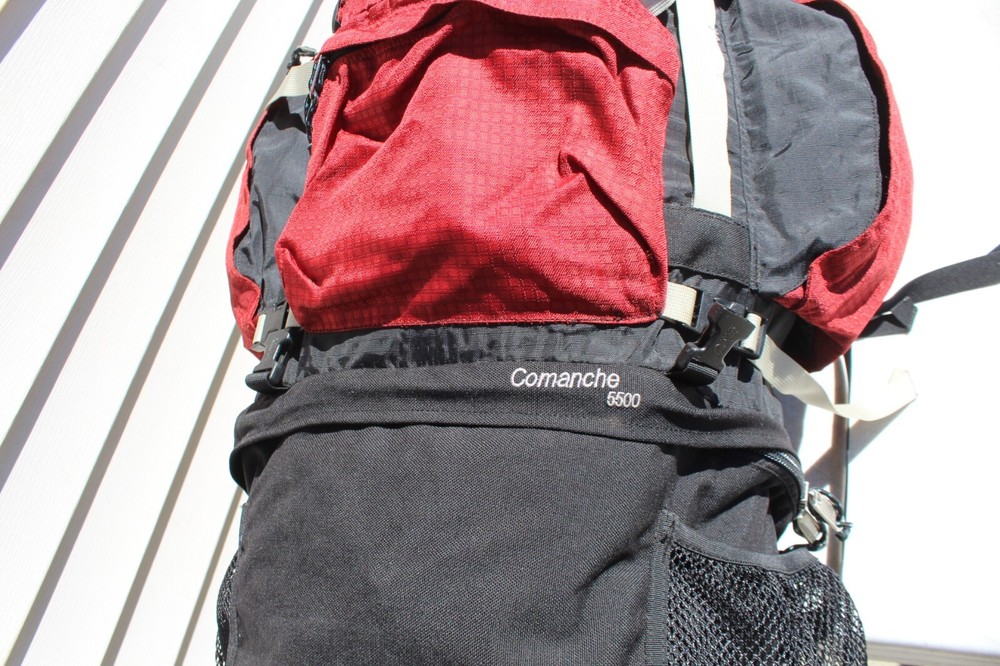 Kelty Comanche 5500 Hiking Backpack Red Black Excellent Condition