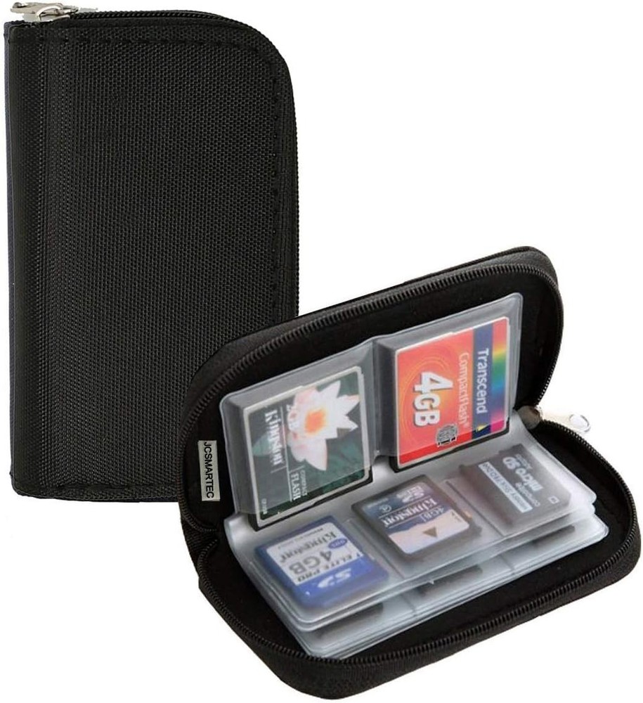 Multi-Functional Card Case in Black - Perfect for Technology Enthusiasts