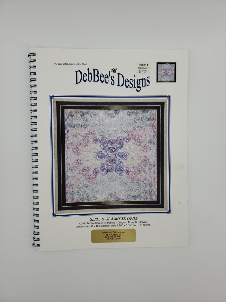 DebBee's Designs DD-180C Glitz & Glamour Opal Canvaswork Chart