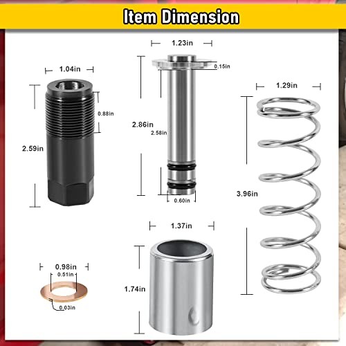 Replacement Pump Piston Pump Plunger Kit for Harbor Freight-Costco-Arcan-Matco