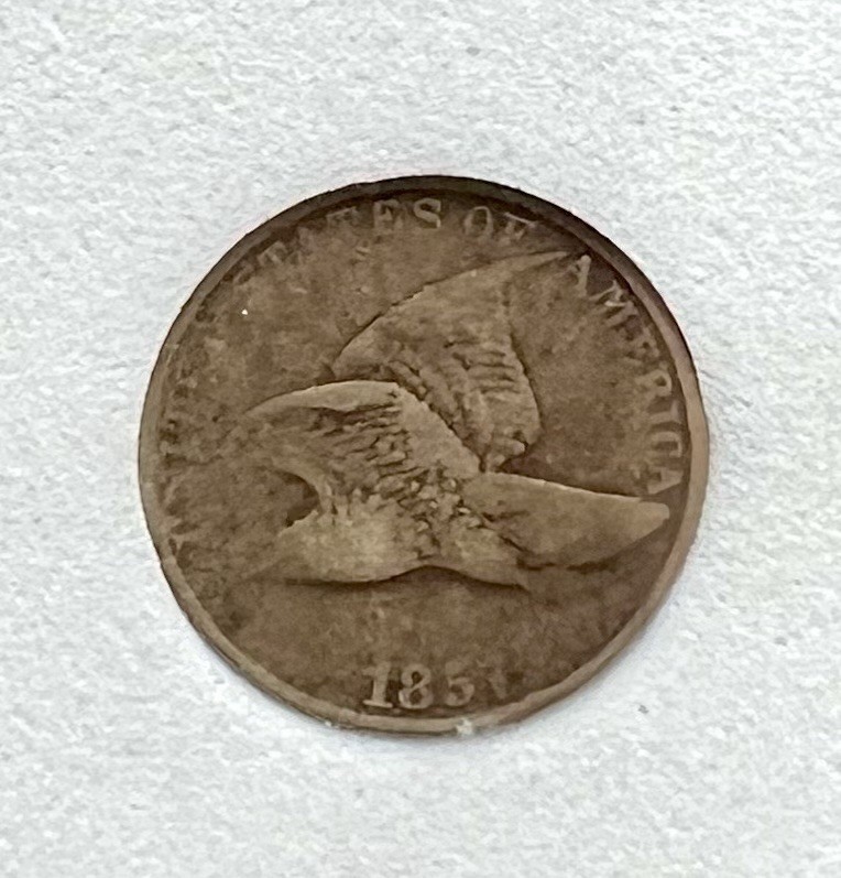 1857 1C Flying Eagle Cent
