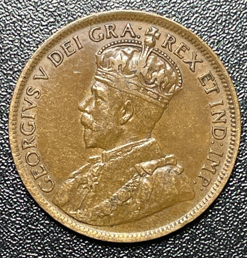 1918 King George V Canada One Cent