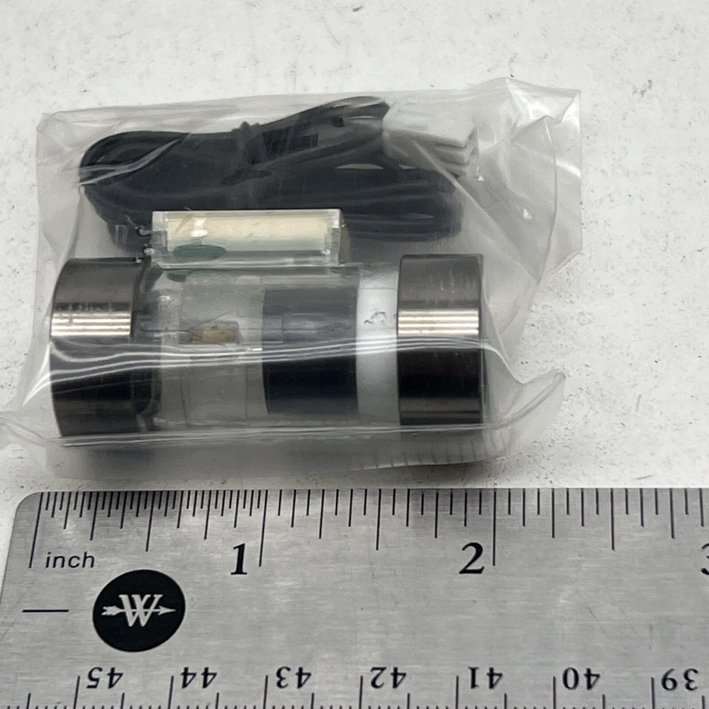 Koolance INS-FM17N Coolant Flow Meter, G 1/4 BSPP Fitting Threads, Reed Switch