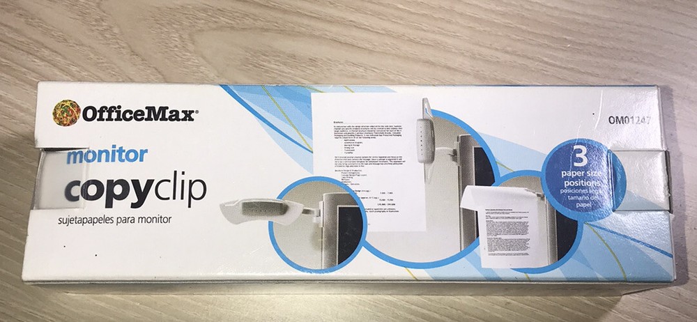 monitor Copyclip/paper Holder
