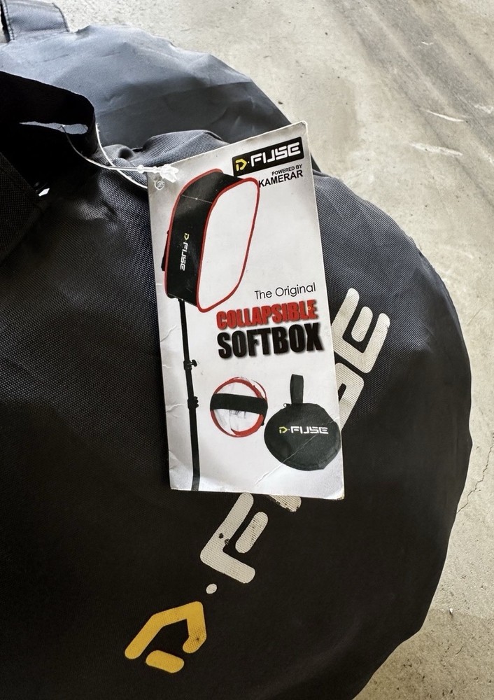 D-Fuse Collapsible Softbox LED Light Diffuser Kit w/ Carry Cases