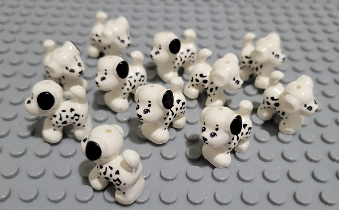 Animals Minifigure - Land Pets - Dogs, Cats, Squirrels, Rabbits, Dalmatians