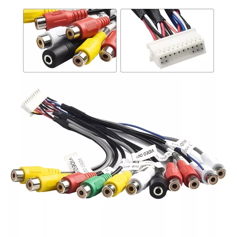 Precision Designed Dual XDCPA10BT AV Input Output Camera Cable Adapter 20 Pin