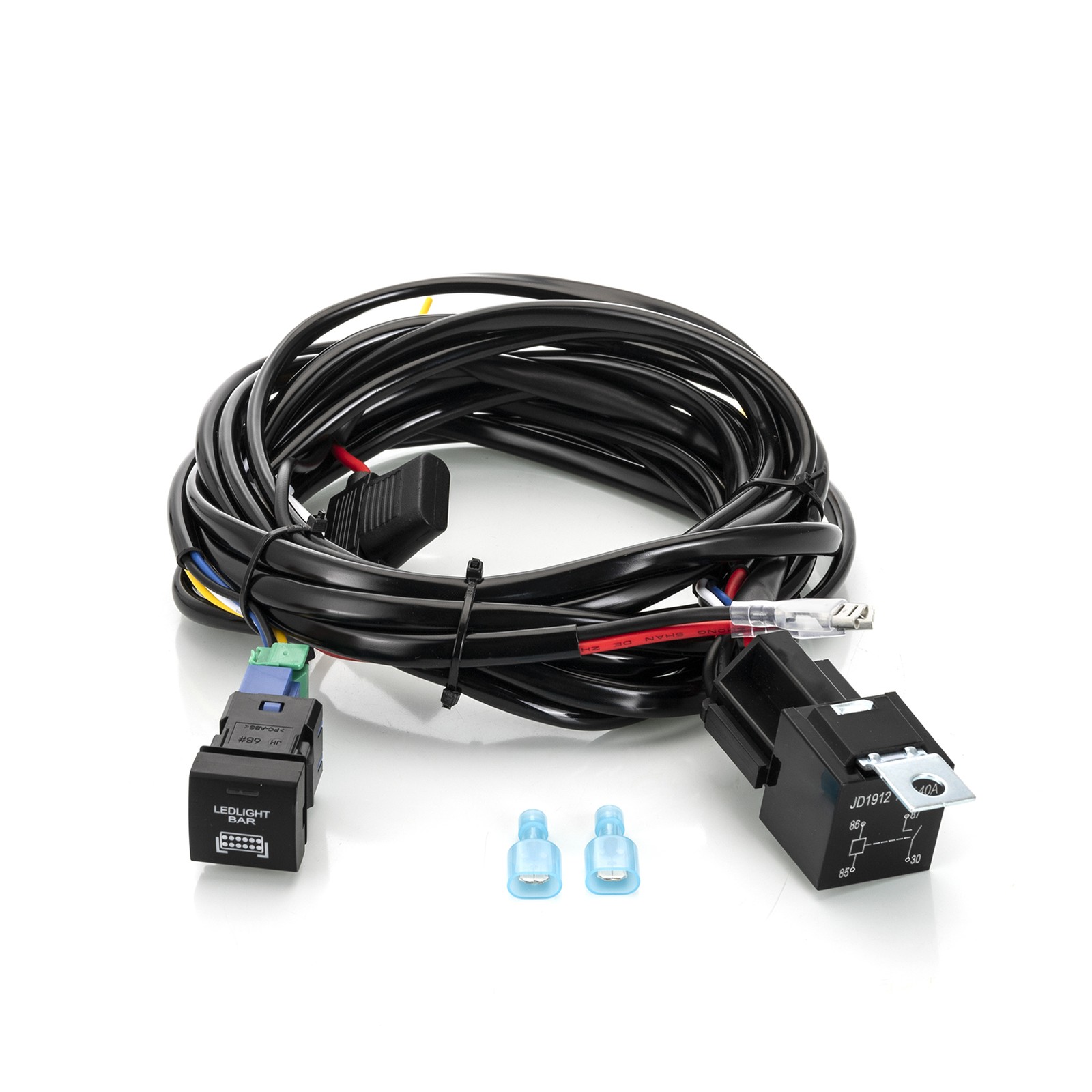 LED Light Bar Wiring Harness Push Switch Button Kit For Tundra 22 23 24 25 26