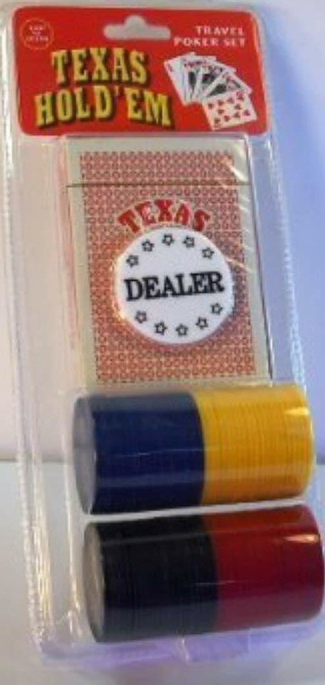 Texas Hold Em Collector Kit Deck  Chips Button