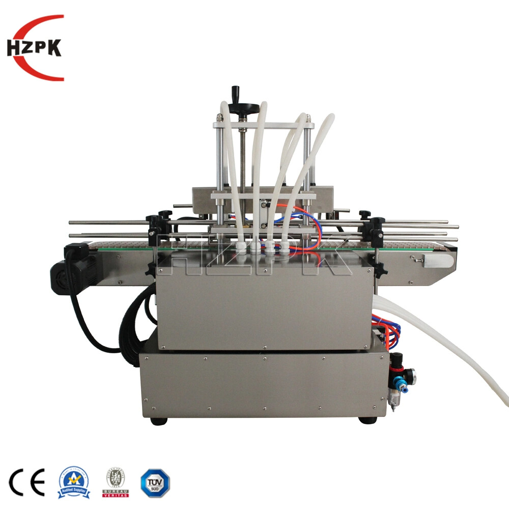 Automatic Desktop Filling Capping Labeling Machine Line Small Bottle Fill System