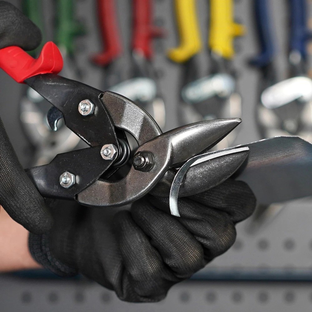 Tool and Cutlery Aviation Snip - Left Cut Offset Tin Cutting Shears with
