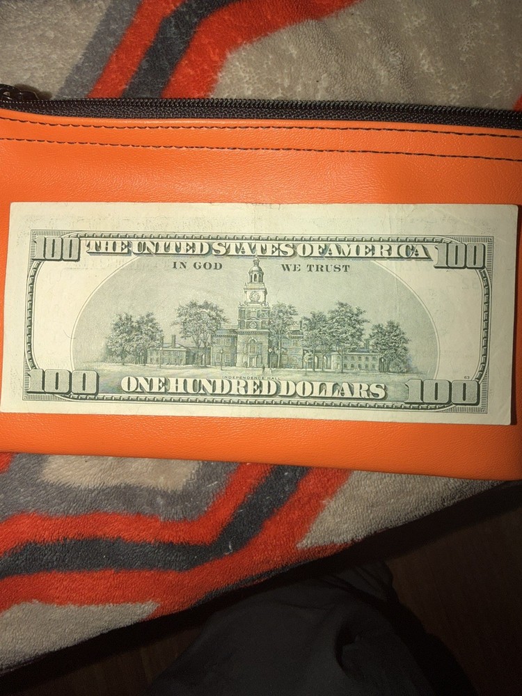 1996 $100 Dollar Bill Off-Center Misaligned Error