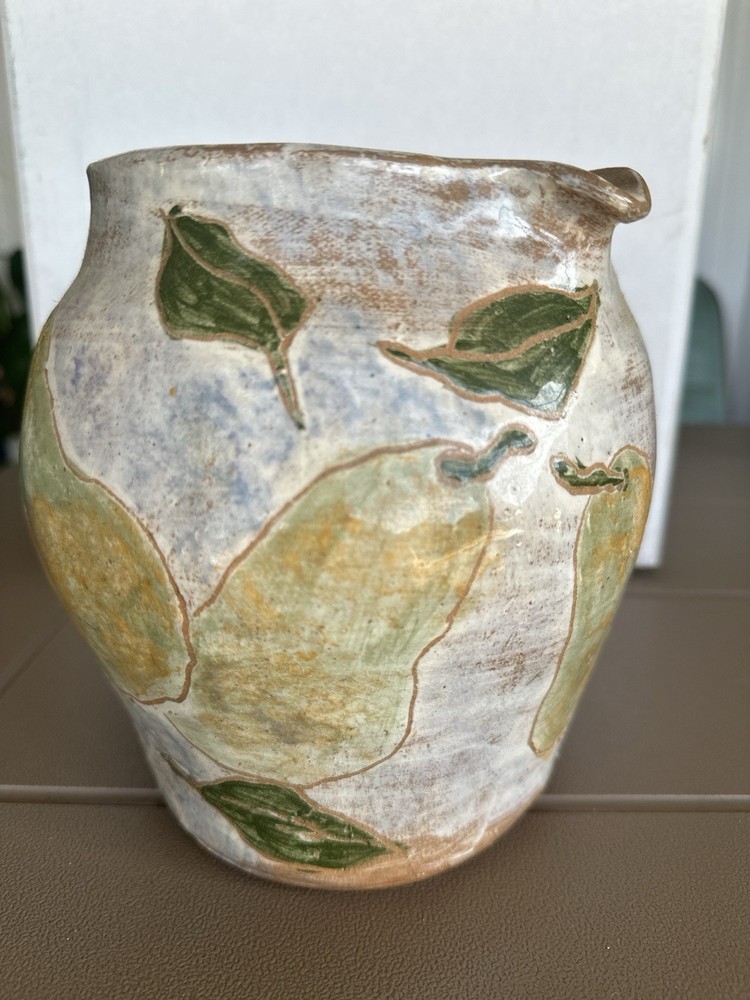 Artist Signed Vintage Ceramic 7” Pitcher