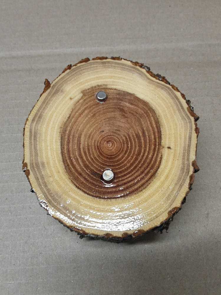 KNIFE DISPLAY STAND, SOLID PEAR WOOD