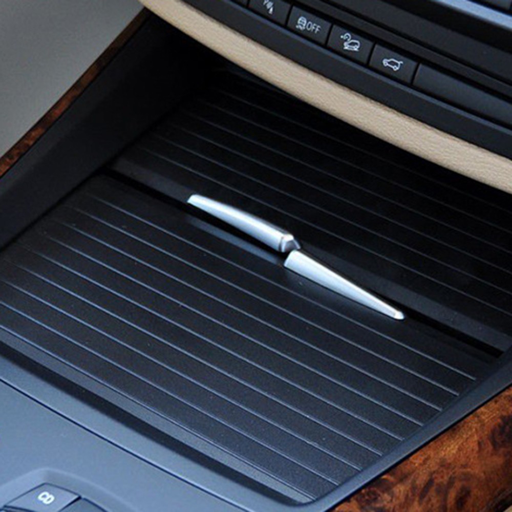 Auto Car Front Storage Box Central Console Covers Black For X6 E71 07-14