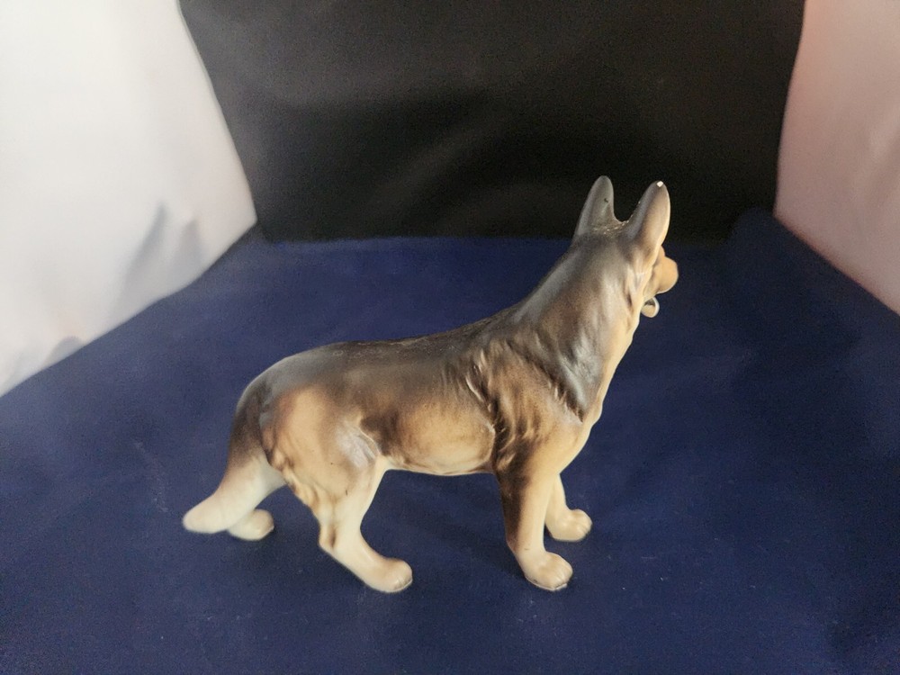 Vintage German Shepherd Figurine