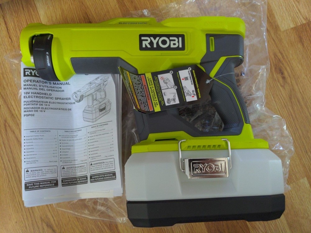 RYOBI ONE+ Handheld Electrostatic Cordless Sprayer 18V (Sprayer Only)