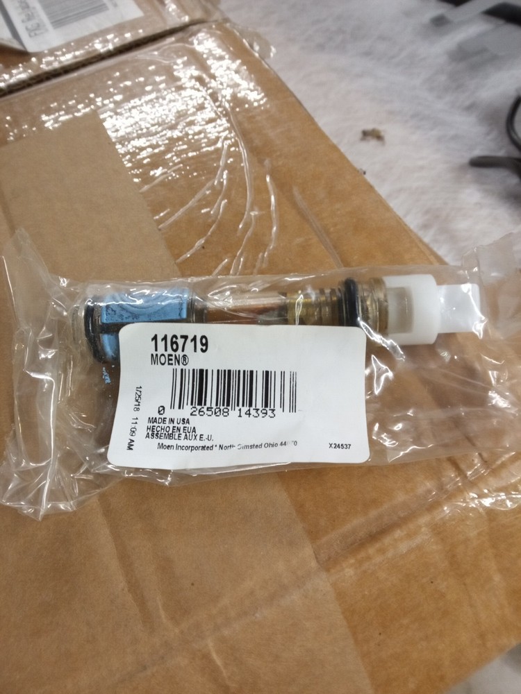Moen 116719 Moentrol 3-Function Transfer Valve Cartridge New