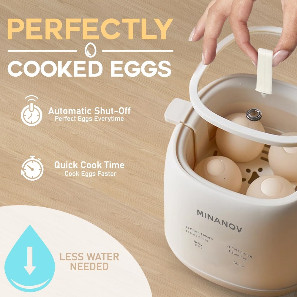 Egg Maker - Electric Egg Cooker With Auto Shut Off And Alarm- Egg Maker Machine