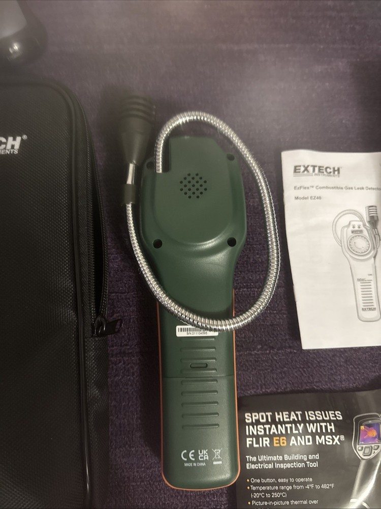 Extech EZ40: EzFlex Combustible Gas Detector