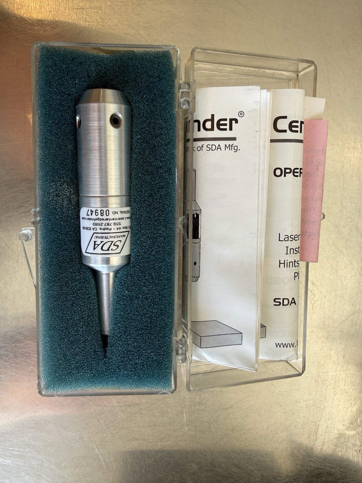 SDA Laser Center/Edge Finder