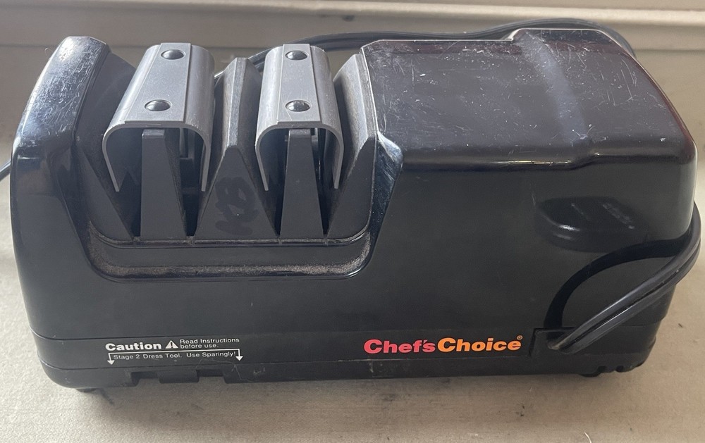 Chef'sChoice Model 320 Diamond Hone Electric Knife Sharpener Tested Working