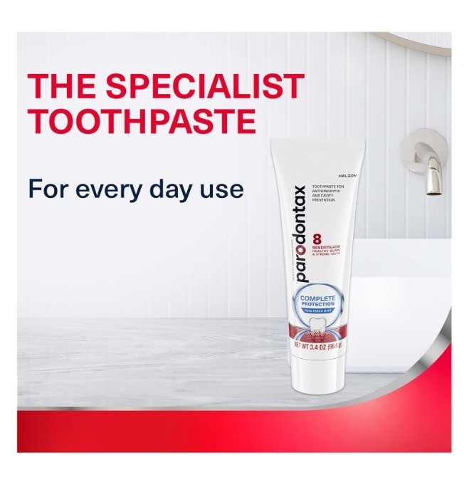 Parodontax Complete Protection Toothpaste Bleeding Gums Mint 3.4oz
